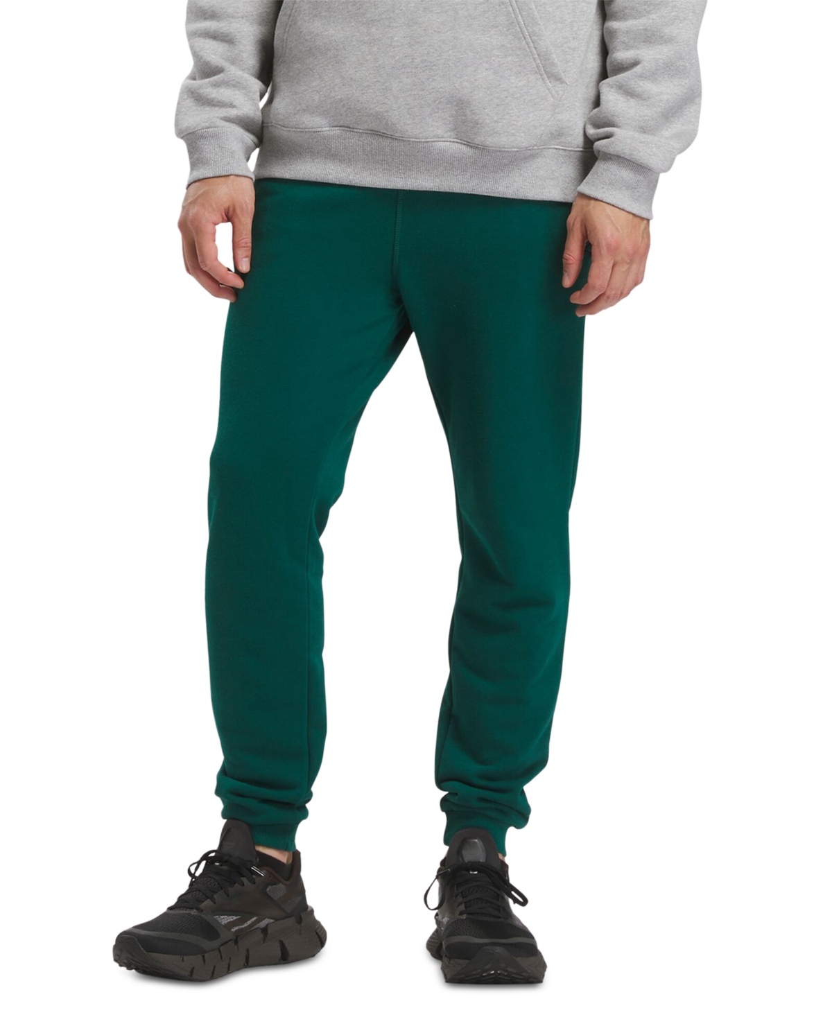 Reebok Men's Soft Fleece Drawstring Joggers In College Green