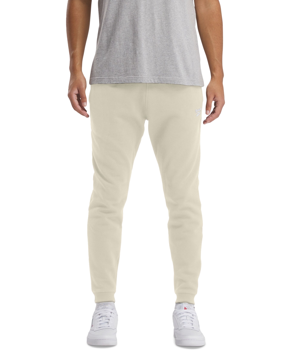 REEBOK MEN'S SOFT FLEECE DRAWSTRING JOGGERS 