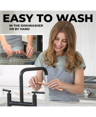 Stainless Steel Garlic Press – Durable, Easy-Squeeze Handle, Garlic Masher