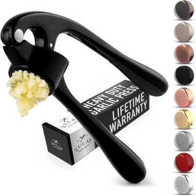 Stainless Steel Garlic Press – Durable, Easy-Squeeze Handle, Garlic Masher