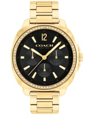 Coach Women\'s Gold-Tone Crystal Bezel Chronograph Watch Kitt Chronograph Watch, 34 Mm | Watches | Coach | COACH® main image 4