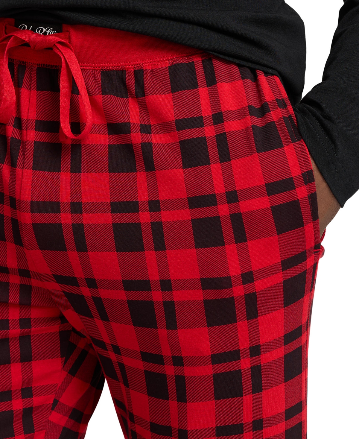 Polo Ralph Lauren Men's 2-Pc. Crewneck Jogger Pajamas Set -buffalo Plaid