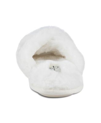 Women's Embellished Cross Band Slide Slippers