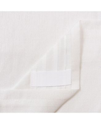 Premium 2-Panel Faux Belgian Flax Textured Semi Sheer Curtains - for Windows Living Room Bedroom Patio - Partial Sheer Drapes for Privacy & Home Decor 52 x 63 Inches Long - Maroon