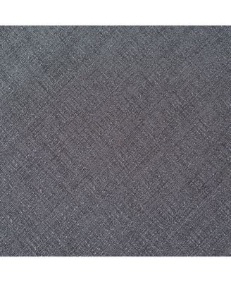 Premium 2-Panel Faux Belgian Flax Textured Semi Sheer Curtains - for Windows Living Room Bedroom Patio - Partial Sheer Drapes for Privacy & Home Decor 52 x 96 Inches Long - Dark Blue