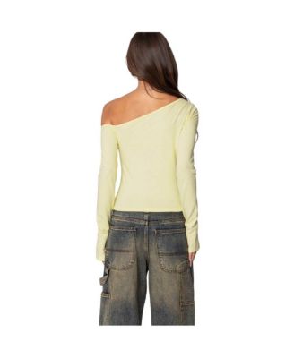 Womens Swan Asymmetric Top