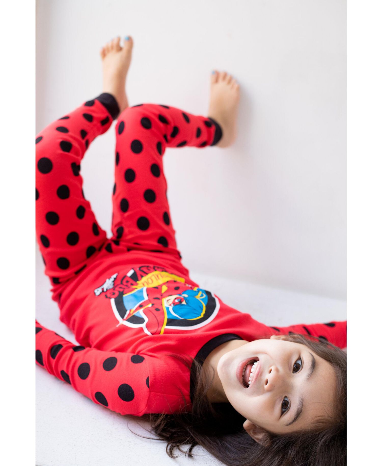 Girl's Pullover Pajama Shirt and Pants Sleep Set