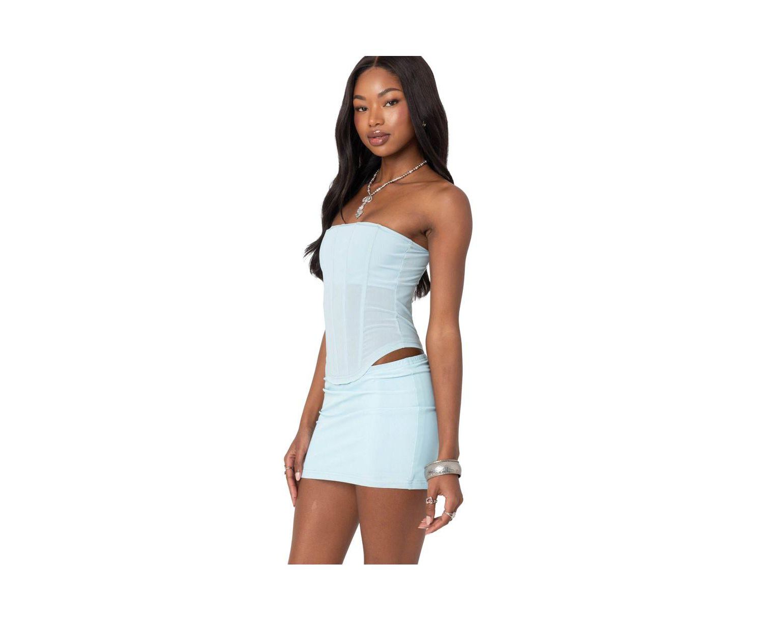 Womens Vega Sheer Mesh Corset
