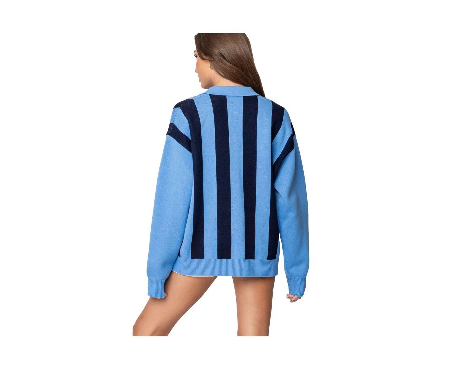 Women's Larson Oversized Polo Sweater