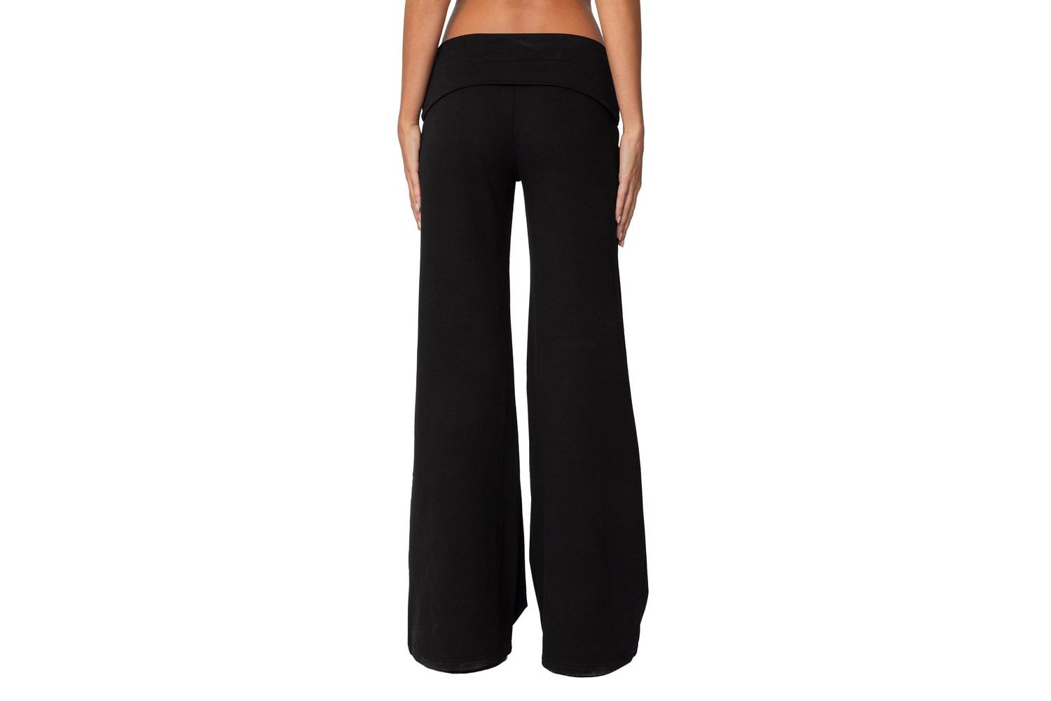Women's Wide Leg Fold Over Pants