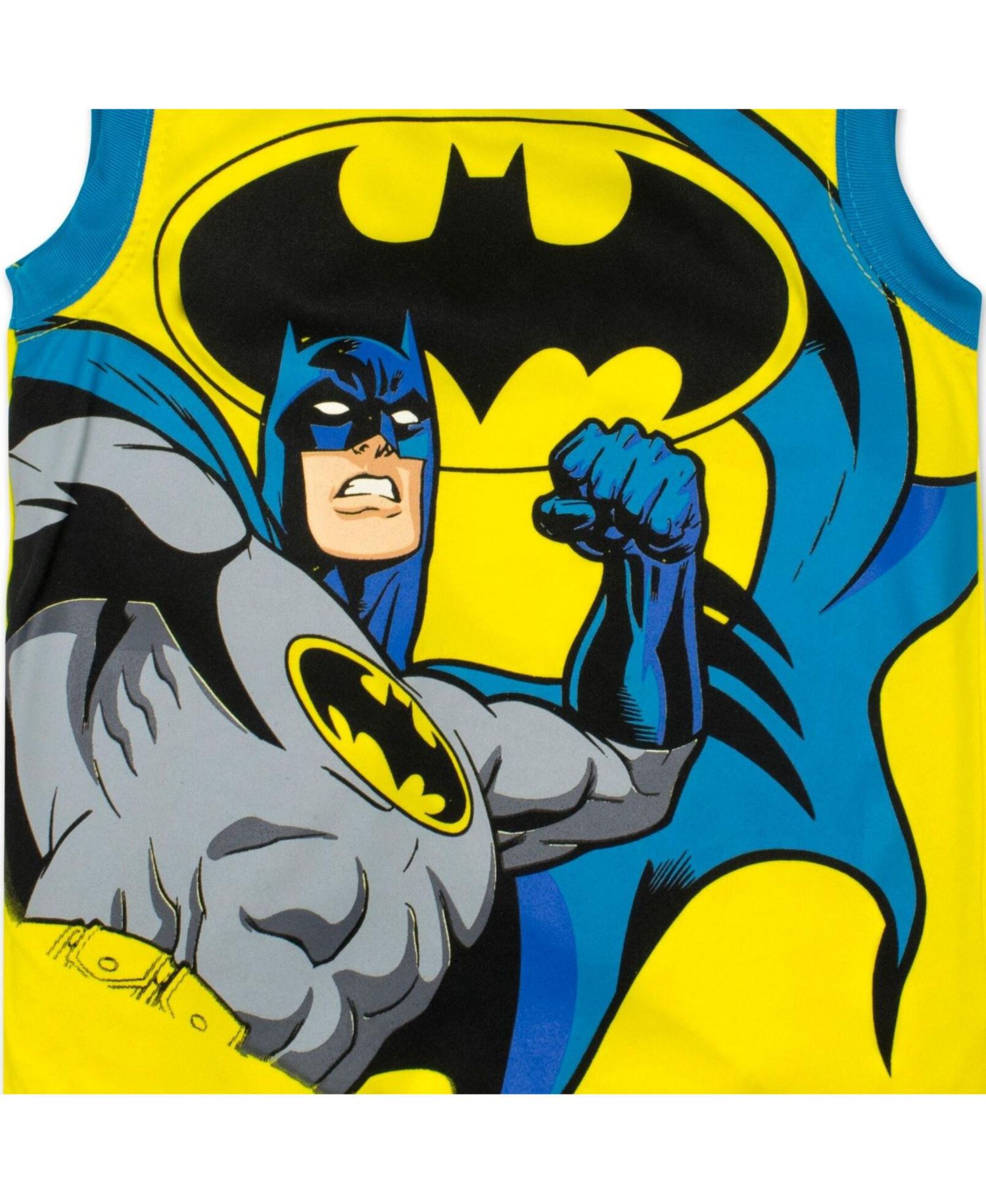 Big Boys (4-8) Athletic Tank, Batman T-Shirt and Shorts Set