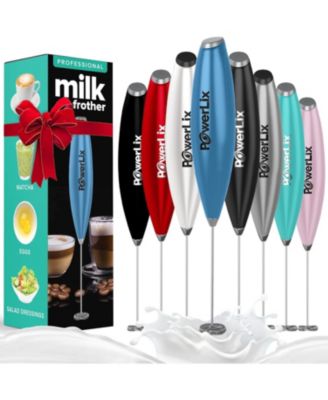 Milk Frother Battery Operated Foam Maker For Coffee With Stainless Steel Stand