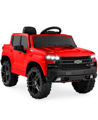12V 2.5 MPH Licensed Chevrolet Silverado Ride On Truck Car Toy w/ Parent Remote Control