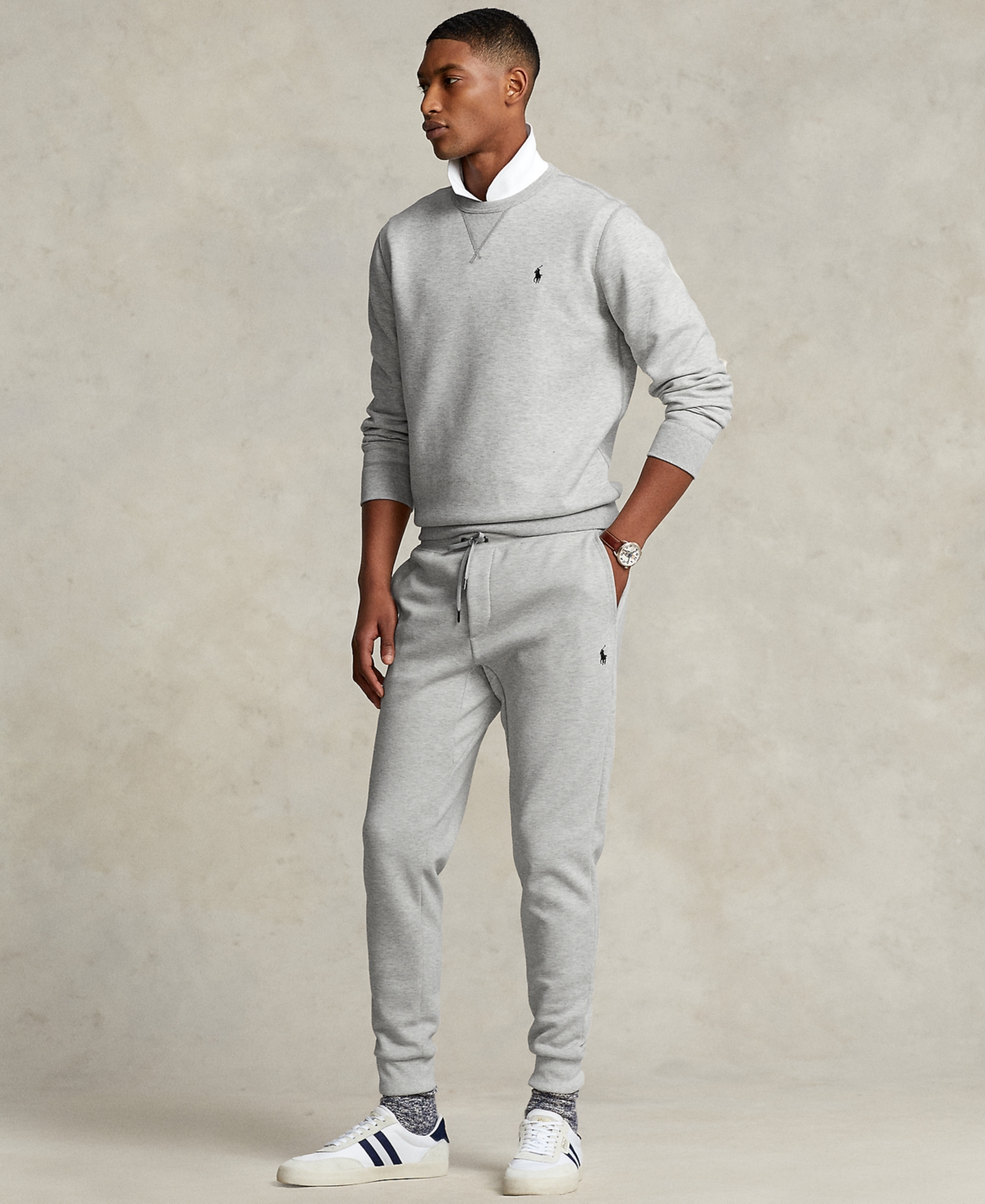 Men's Double-Knit Jogger Pants - Grey