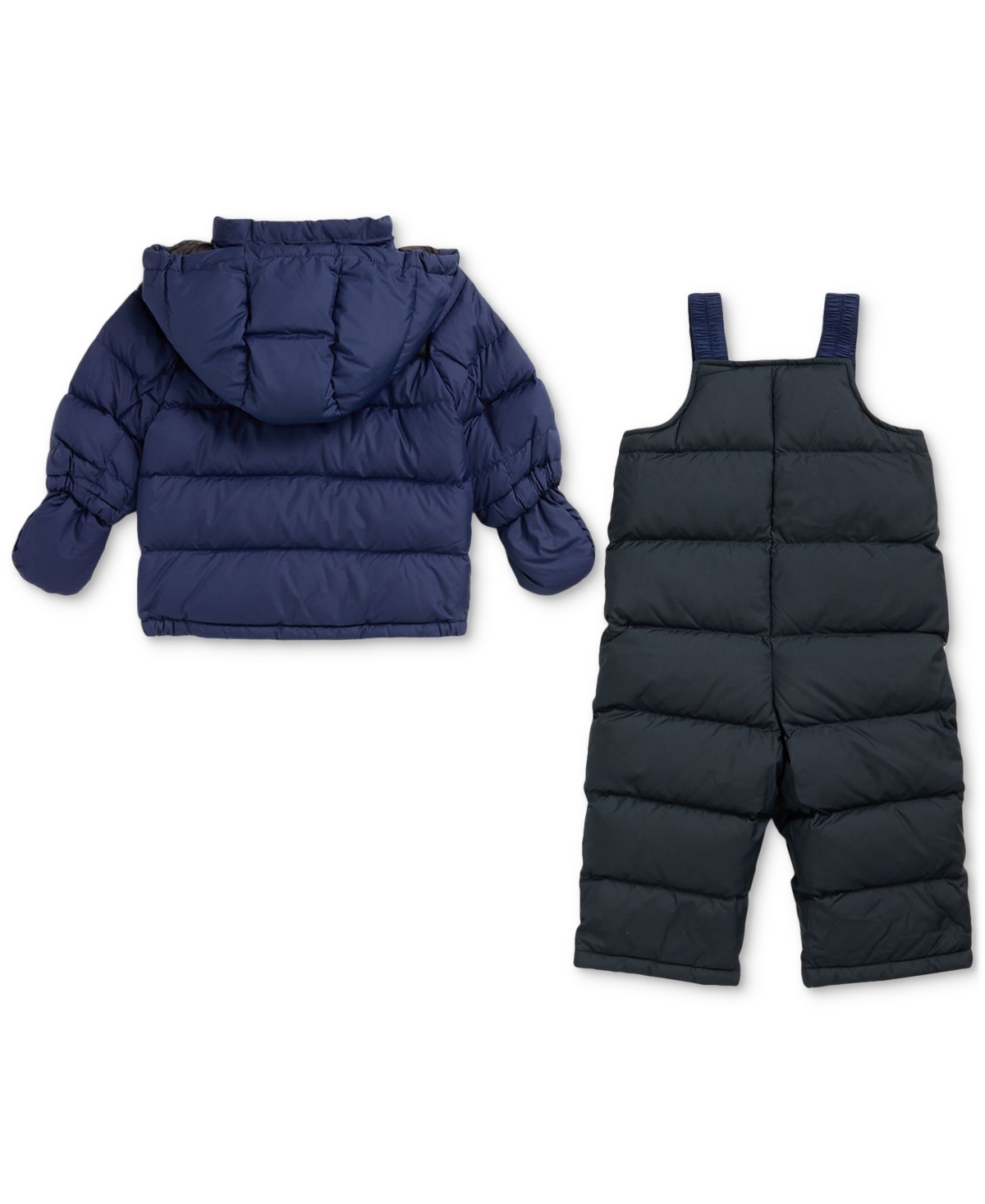 Polo Ralph Lauren Baby Boys Hooded Snowsuit Set -p Bl