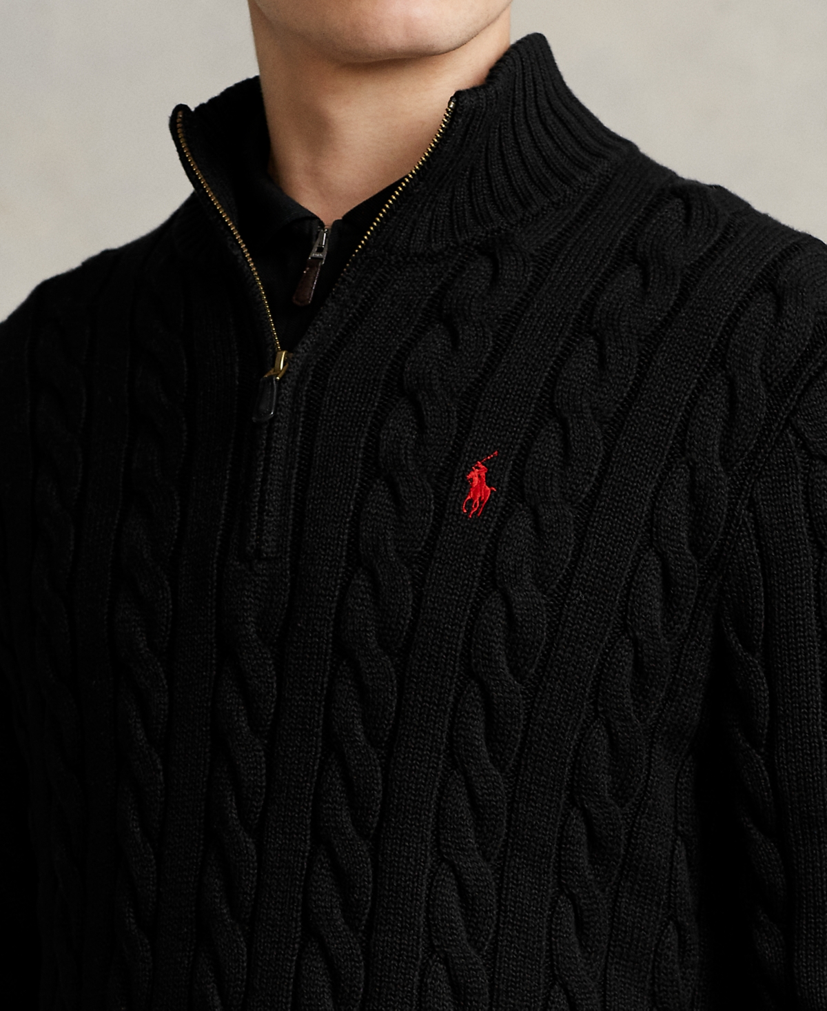 Polo Ralph Lauren Men's Cable-Knit Cotton Sweater
