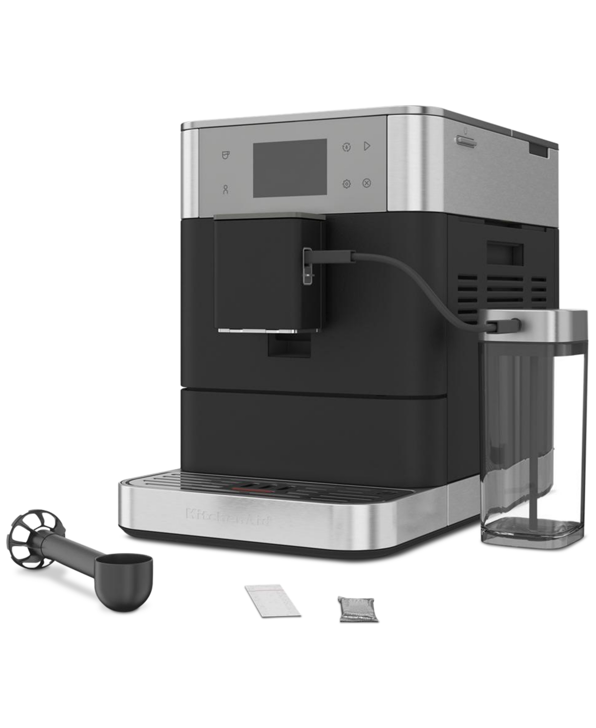 Kitchenaid Fully Automatic Espresso Machine Kf7, Kes8557 In Cast Iron Black