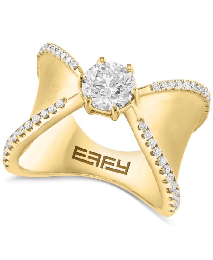 EFFY Collection EFFY® Lab Grown Diamond Ring (1-3/8 ct. t.w.) in 14k Gold