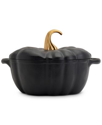 Iron Works Enameled Cast Iron 4-Qt Pumpkin Dutch Oven