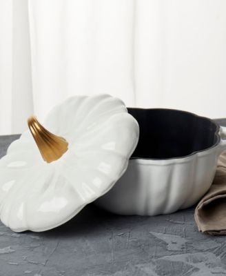 Iron Works Enameled Cast Iron 4-Qt Pumpkin Dutch Oven