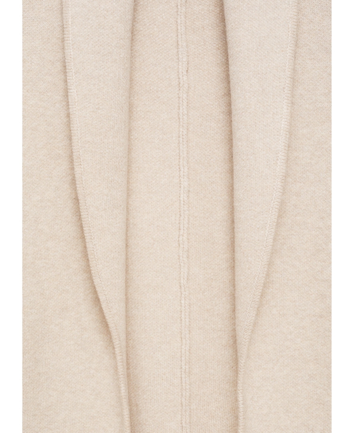 Mango Women's Pockets Detail Oversized Knitted Coat -Pastel Gray