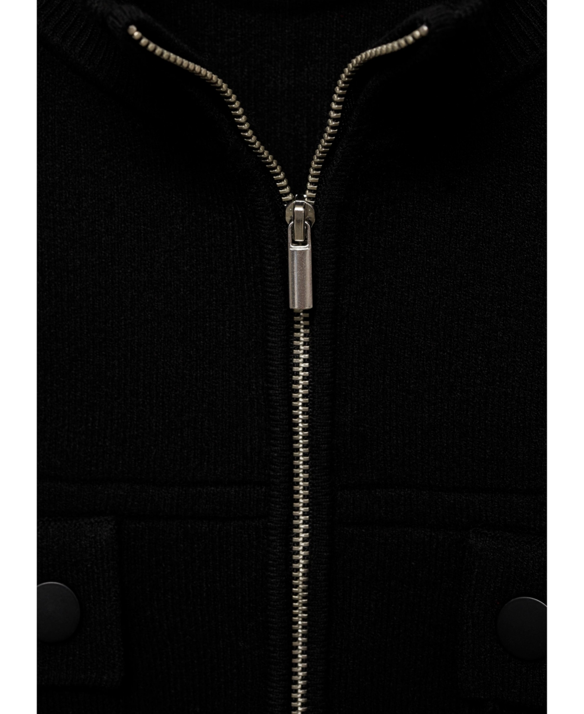 MANGO WOMEN'S POCKET KNIT JACKET 