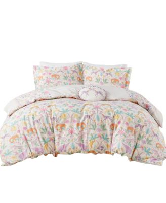 Intelligent Design Lulu Floral Reversible 3-Pc. Duvet Cover Set, Twin