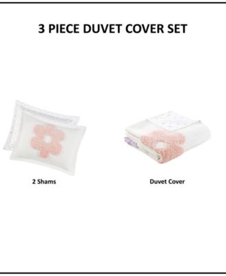 Intelligent Design Gracie Floral Reversible 3-Pc. Duvet Cover Set, Full/Queen