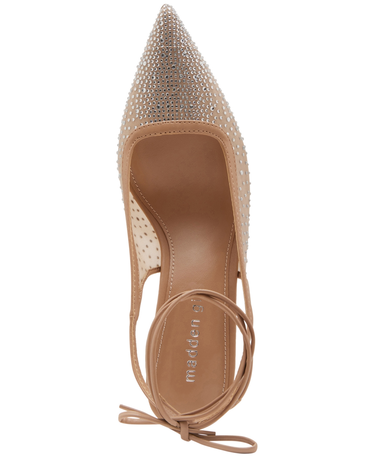 Madden Girl Brigitte-r Lace-Up Pumps -Rhinestone
