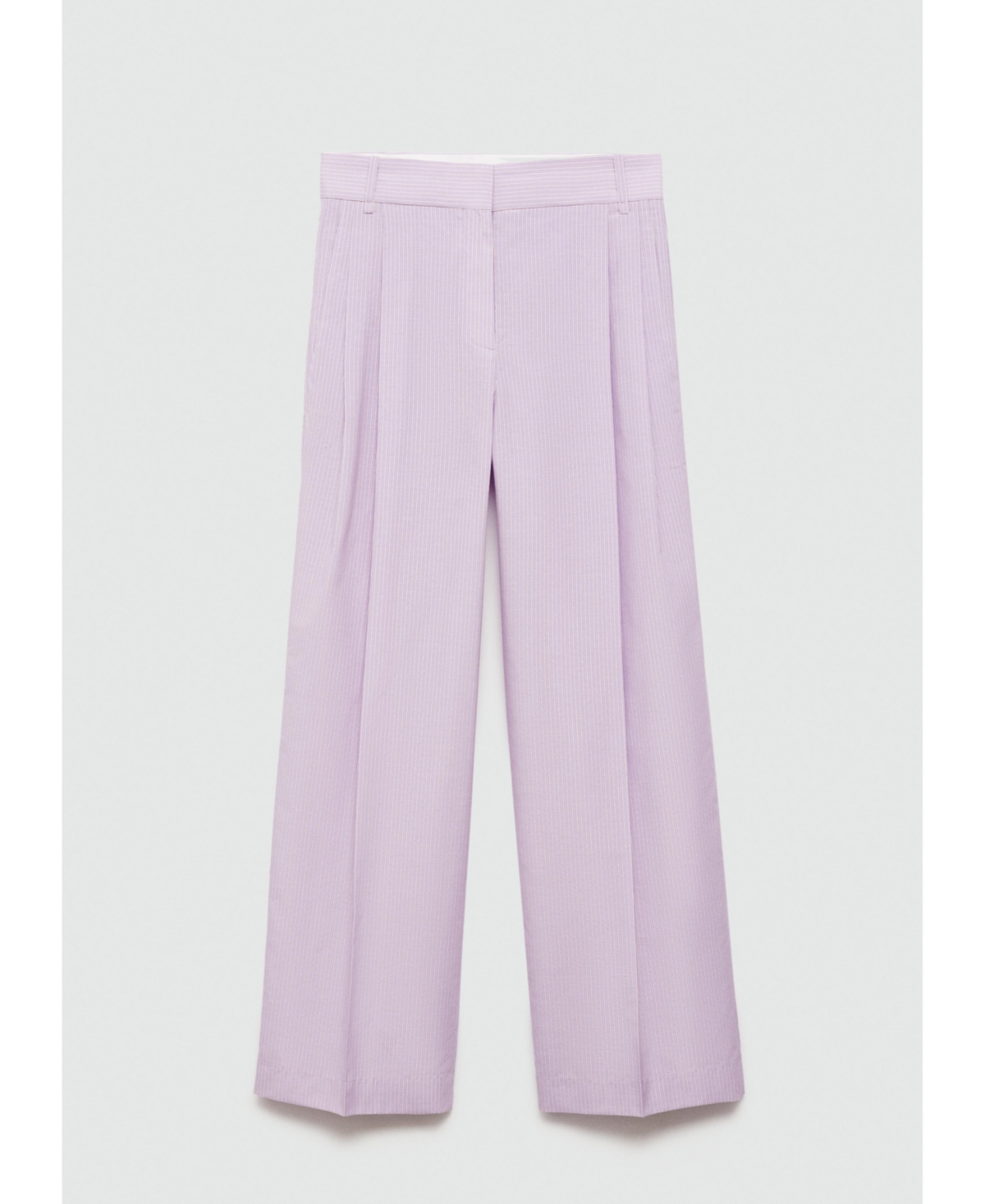 Mango Women's Striped Wideleg Pants