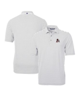 Men's Arkansas Razorbacks Throwback Logo Virtue Eco Pique Stripe Polo