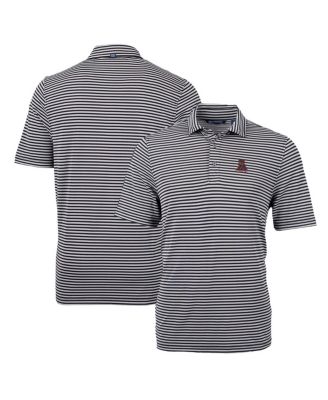 Men's Alabama Crimson Tide Throwback Logo Virtue Eco Pique Stripe Polo