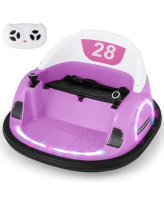 12V Electric 360° Spin Car Toy Ride on Bumper Car for Toddlers with Remote Control