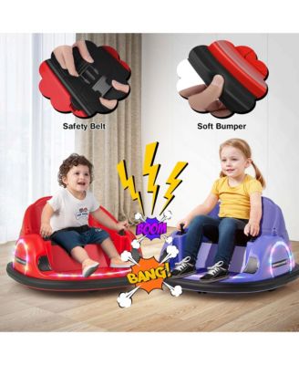 12V Electric 360degree(s) Spin Car Toy Ride on Bumper Car for Toddlers with Remote Control