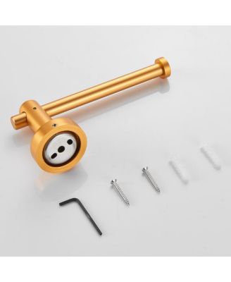 Bathroom Hardware Set, Thicken Space Aluminum 6 PCS Towel bar Set