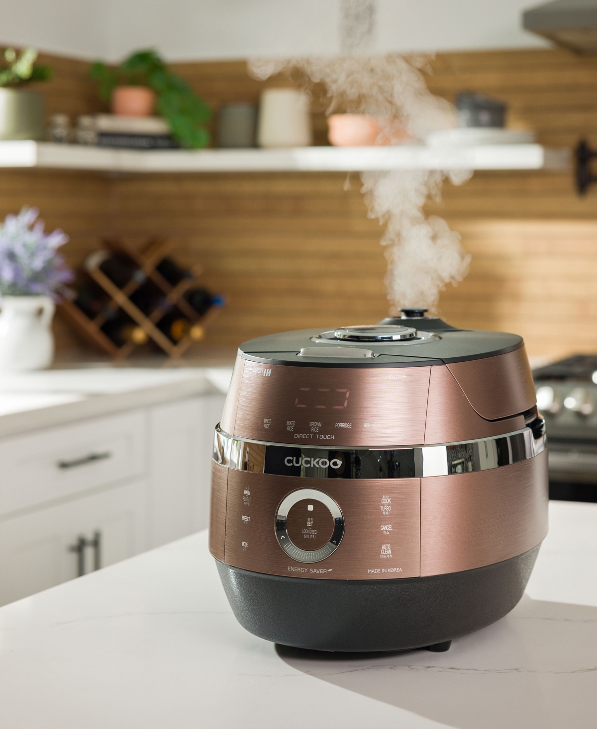 Cuckoo 6-cup Induction Heating Pressure Rice Cooker In Brown