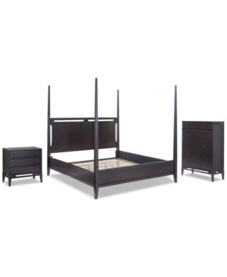 Addelyn 3 Pc. Set (Queen Poster Bed, Chest & 3-Drawer Nightstand)