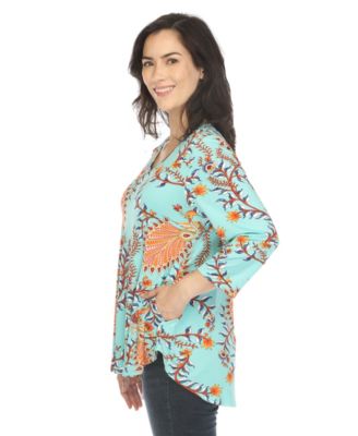 Women's Vibrant Boho Swing Top