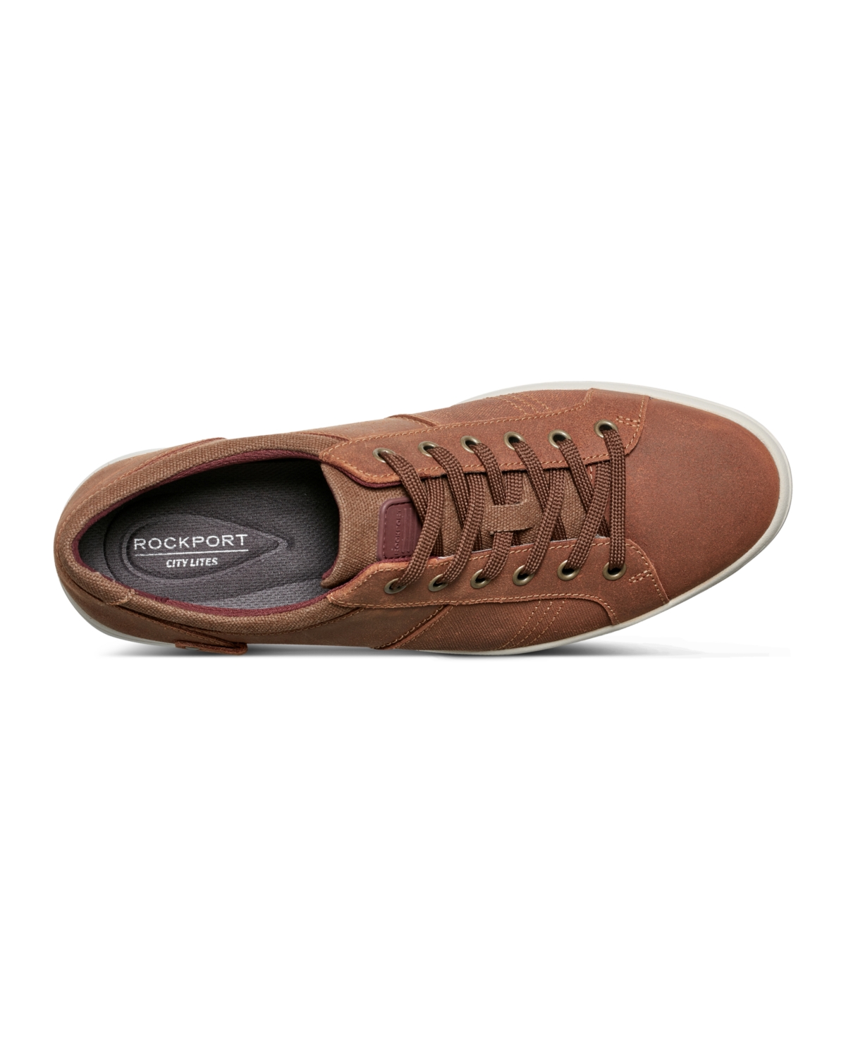 Rockport Colletie Sneaker In Medium Natural Leather