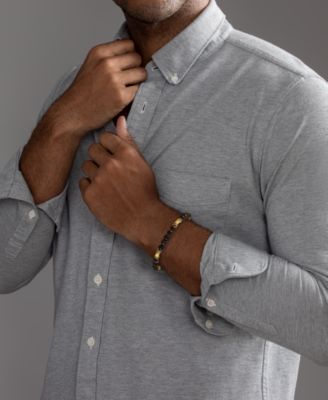 Red Tiger Eye Bead Bracelet in 14k Gold-Plated Sterling Silver, Created for Macy's