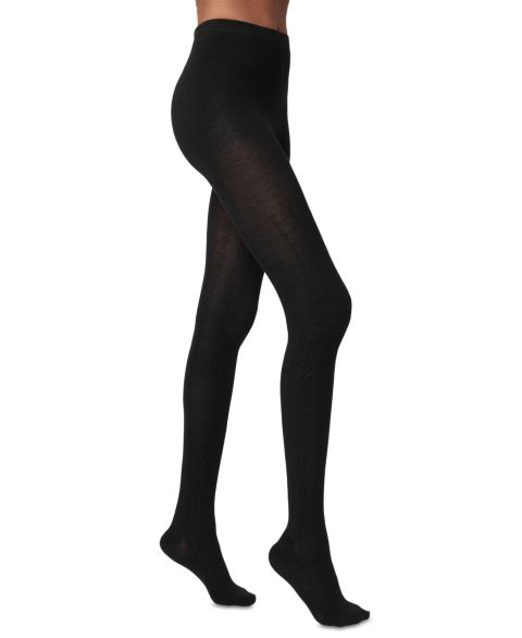 Женский свитер Hue Cable Sweater Tights U24245, цвет: Чёрный