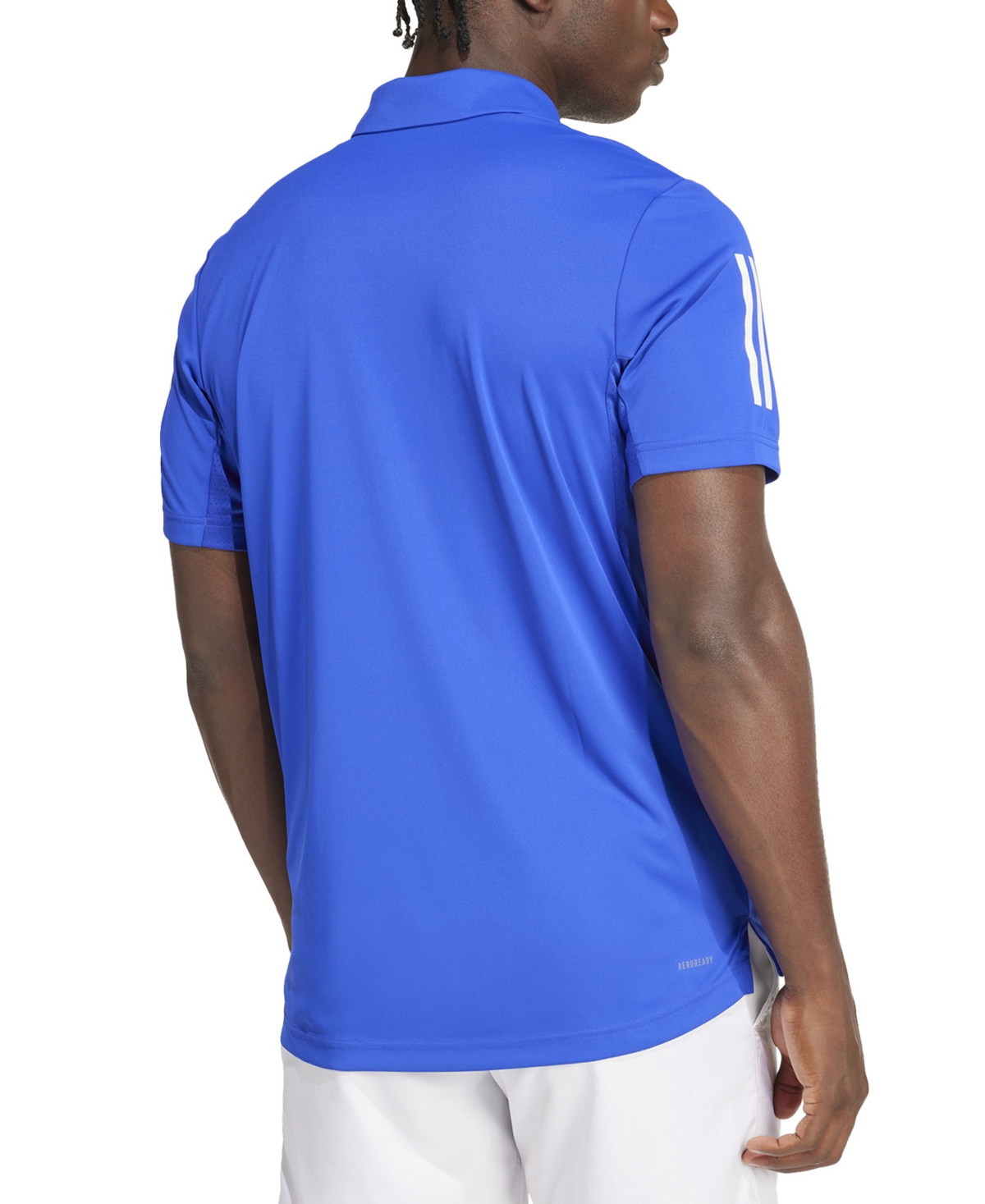 adidas Men's 3-Stripes Short Sleeve Performance Club Tennis Polo Shirt