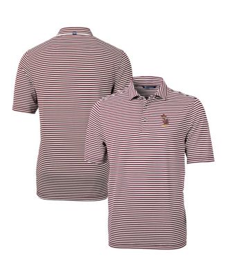 Men's Minnesota Golden Gophers Vault DryTec Virtue Eco Pique Stripe Polo