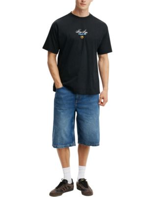 Men's Box Fit Text T-Shirt