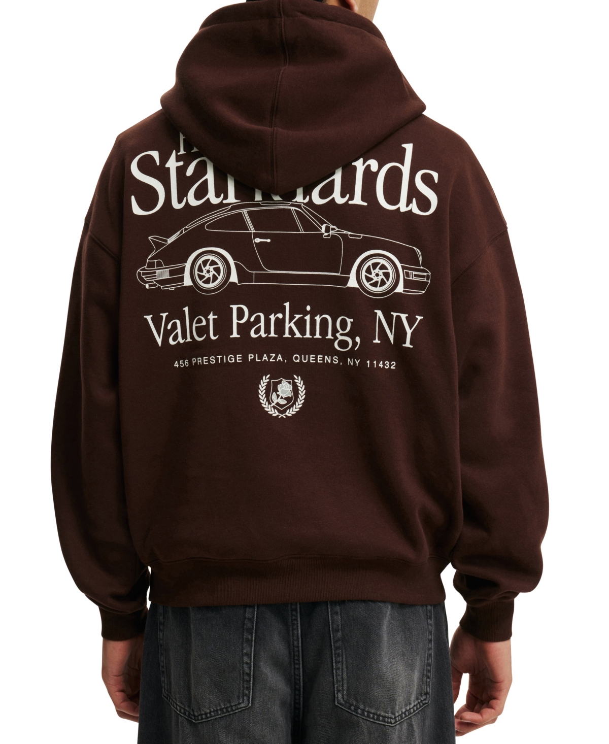 COTTON ON MEN'S BOX FIT GRAPHIC HOODIE 