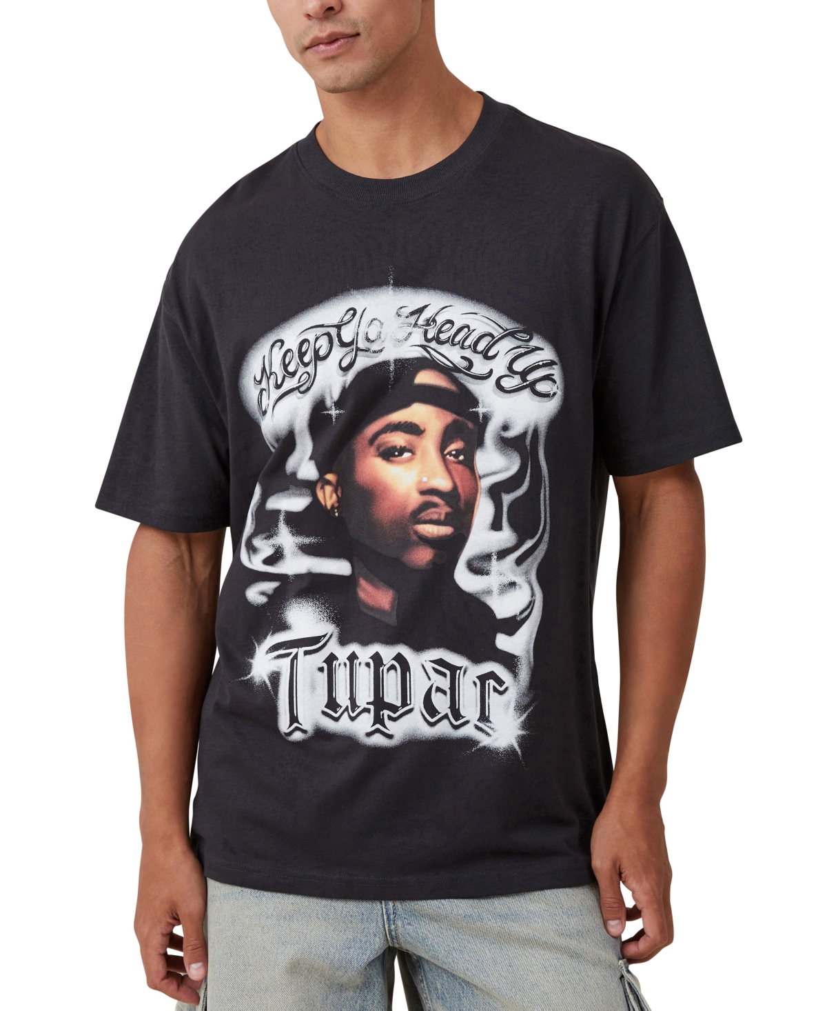 Cotton On Men's Loose Fit Music T-Shirt