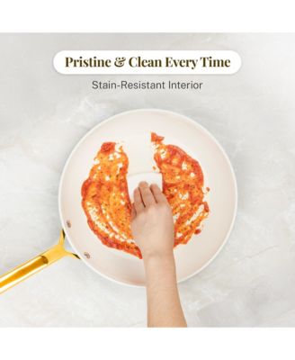 Pro Hammered Collection 3-Piece Ceramic Coating Nonstick Frying Pans Set