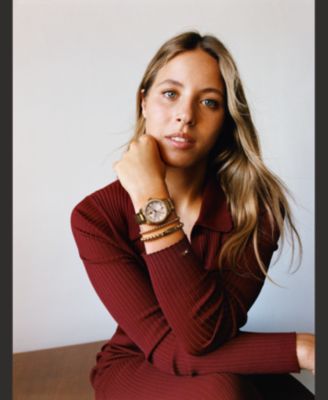 Women's Quartz Gold-Tone Stainless Steel Bracelet Watch 36mm