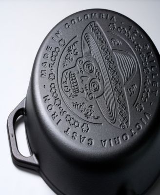 Cast Iron 12" Skillet with Helper Handle