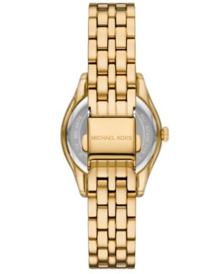 Women's Harlowe Three-Hand Gold-Tone Stainless Steel Watch 33mm